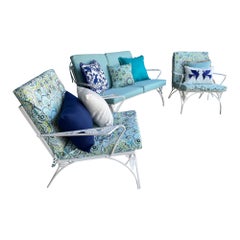 MCM Wrought Iron Outdoor Patio Furniture