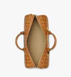 MCM X Honey Dijon Ottomar Weekender aus Visetos 55.5cm / 21.7" - Cognac  NEU