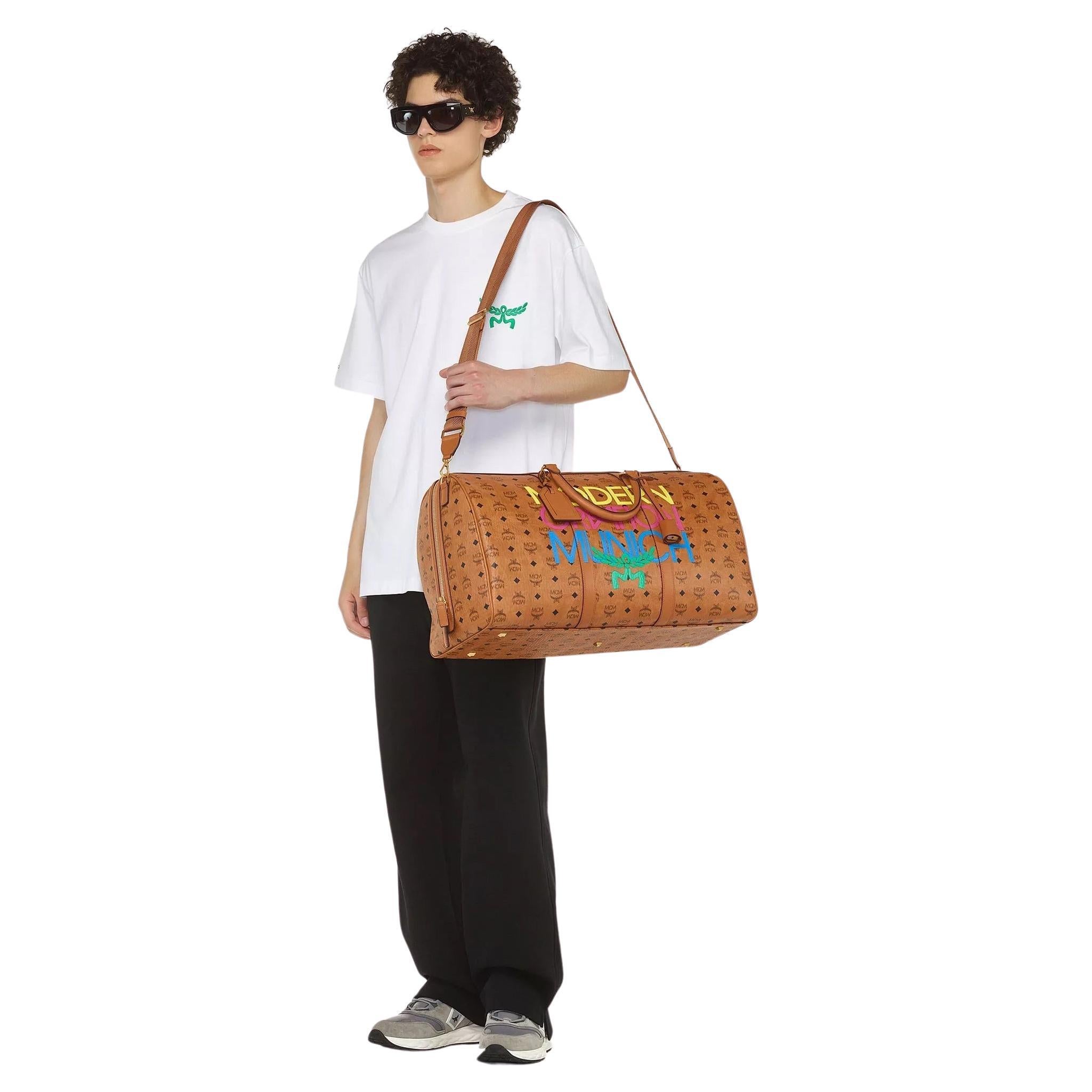 MCM X Honey Dijon Ottomar Weekender in Visetos 55.5cm / 21.7