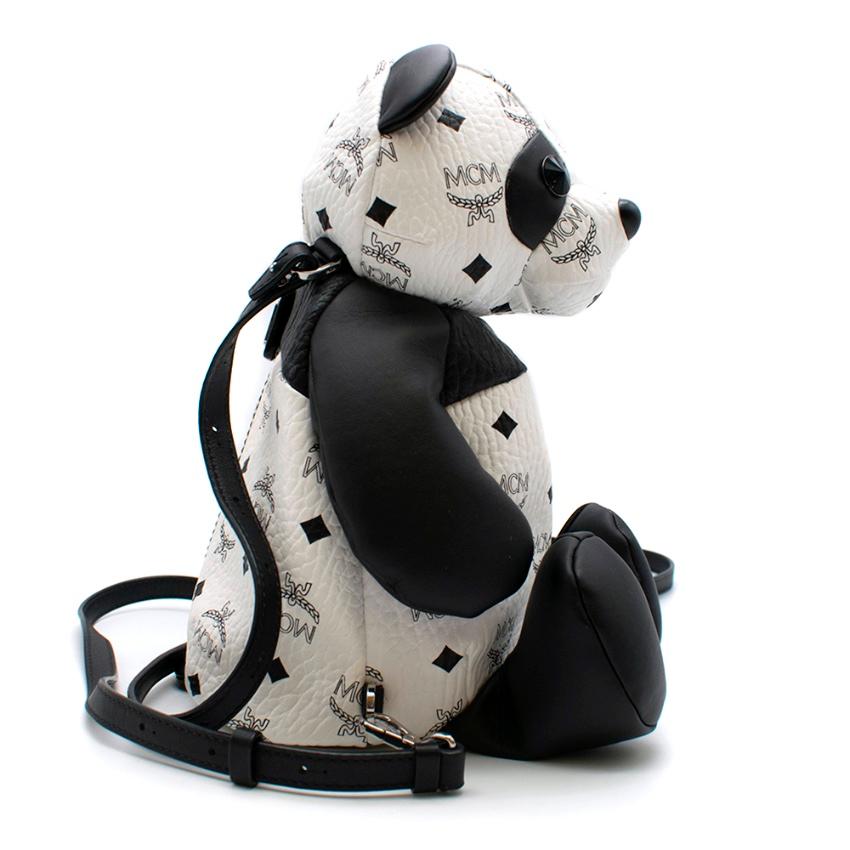 MCM Zoo Panda Black White Backpack