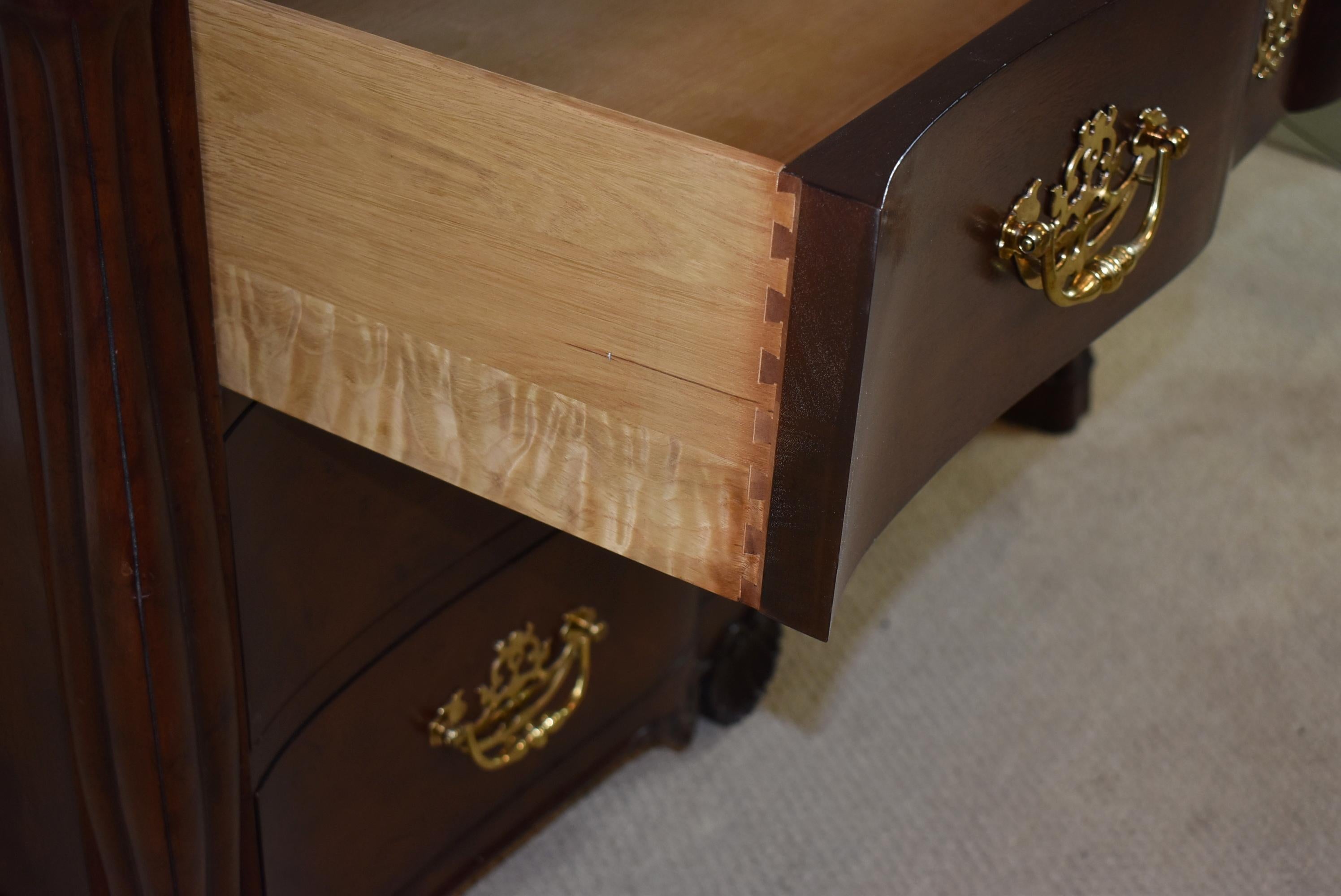 North American McMillen Collection Mahogany Chippendale Chest by Baker Furniture For Sale