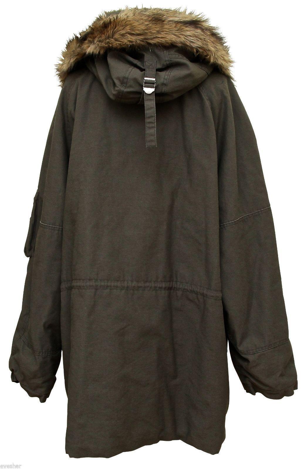 MCQ ALEXANDER MCQUEEN Parka Jacket Coat Grey Army Green Hooded BNWT For Sale 1