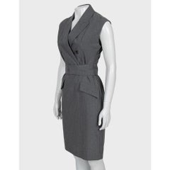 McQ Alexander McQueen Striped Cotton Dress - Sz.38/ XS