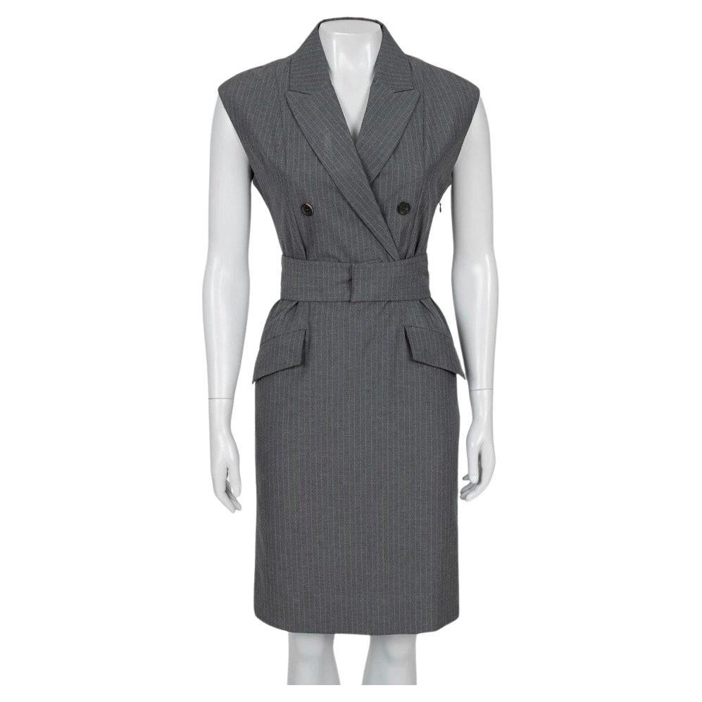 McQ Alexander McQueen Striped Cotton Dress - Sz.38/ XS