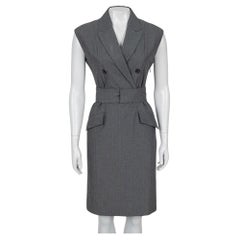 McQ Alexander McQueen Striped Cotton Dress - Sz.38/ XS