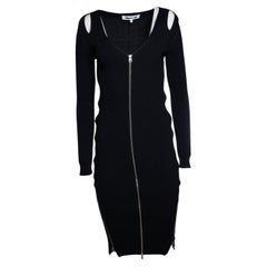 medusa accent knit dress Versace Button-Front Knit Medusa Mini Dress