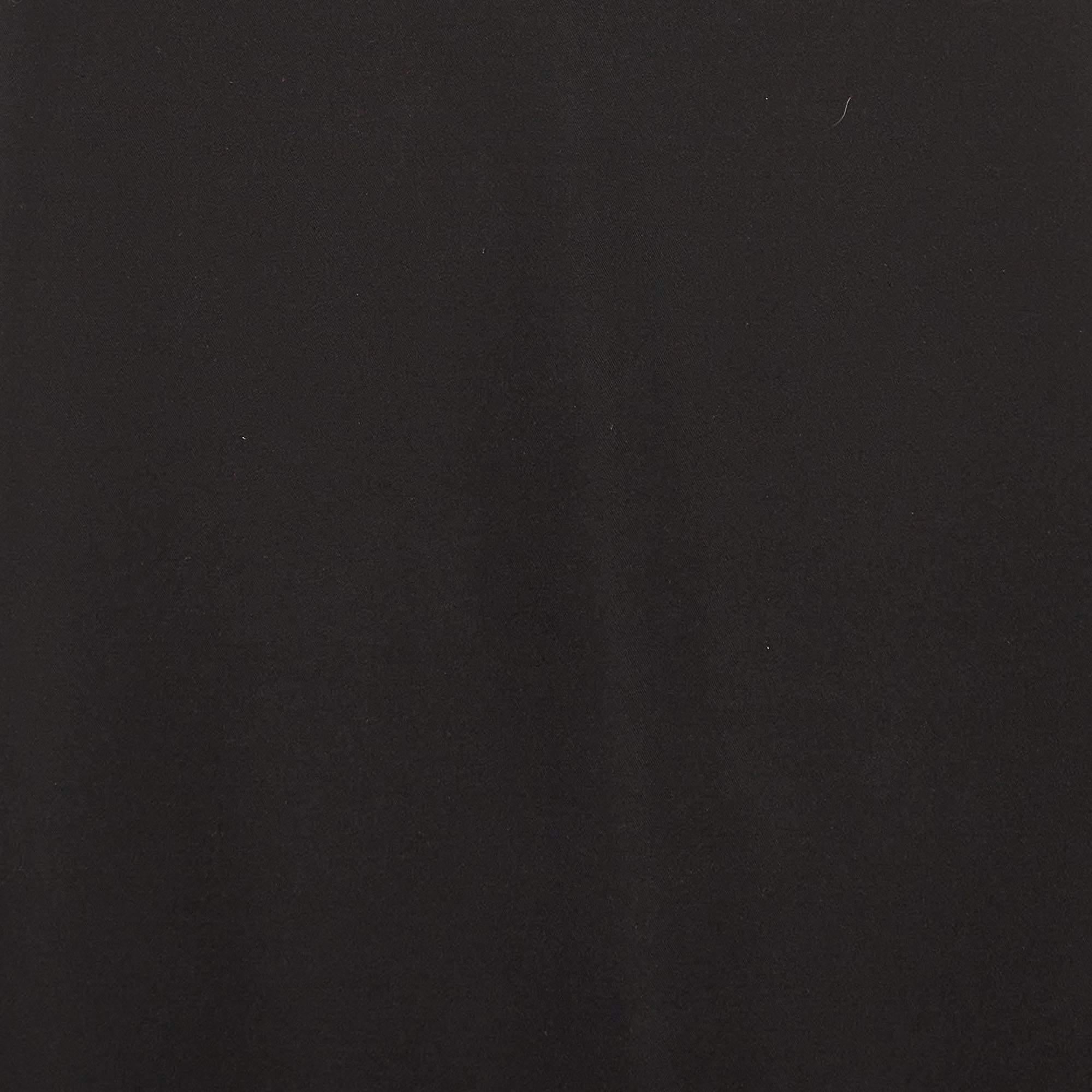 MCQ by Alexander McQueen Black Crepe V-Neck Sleeveless Top S In Good Condition In Dubai, Al Qouz 2