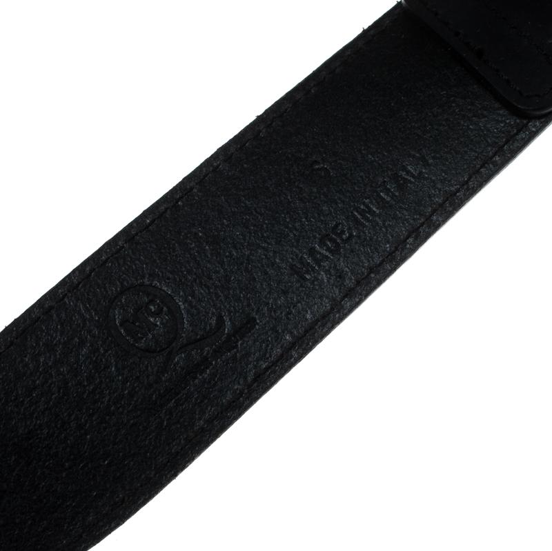 McQ by Alexander McQueen Black Leather Harness Belt Size S In Good Condition In Dubai, Al Qouz 2