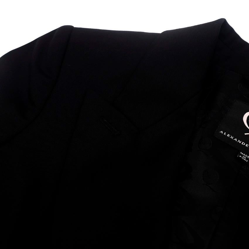 McQ by Alexander McQueen Black Tuxedo Blazer IT 38 / US 0-2 2