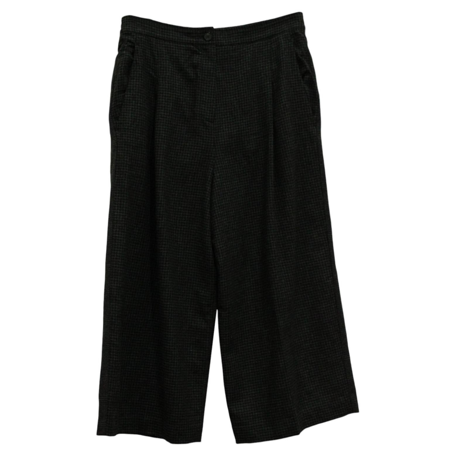 Culotte McQ by Alexander McQueen en laine grise en vente
