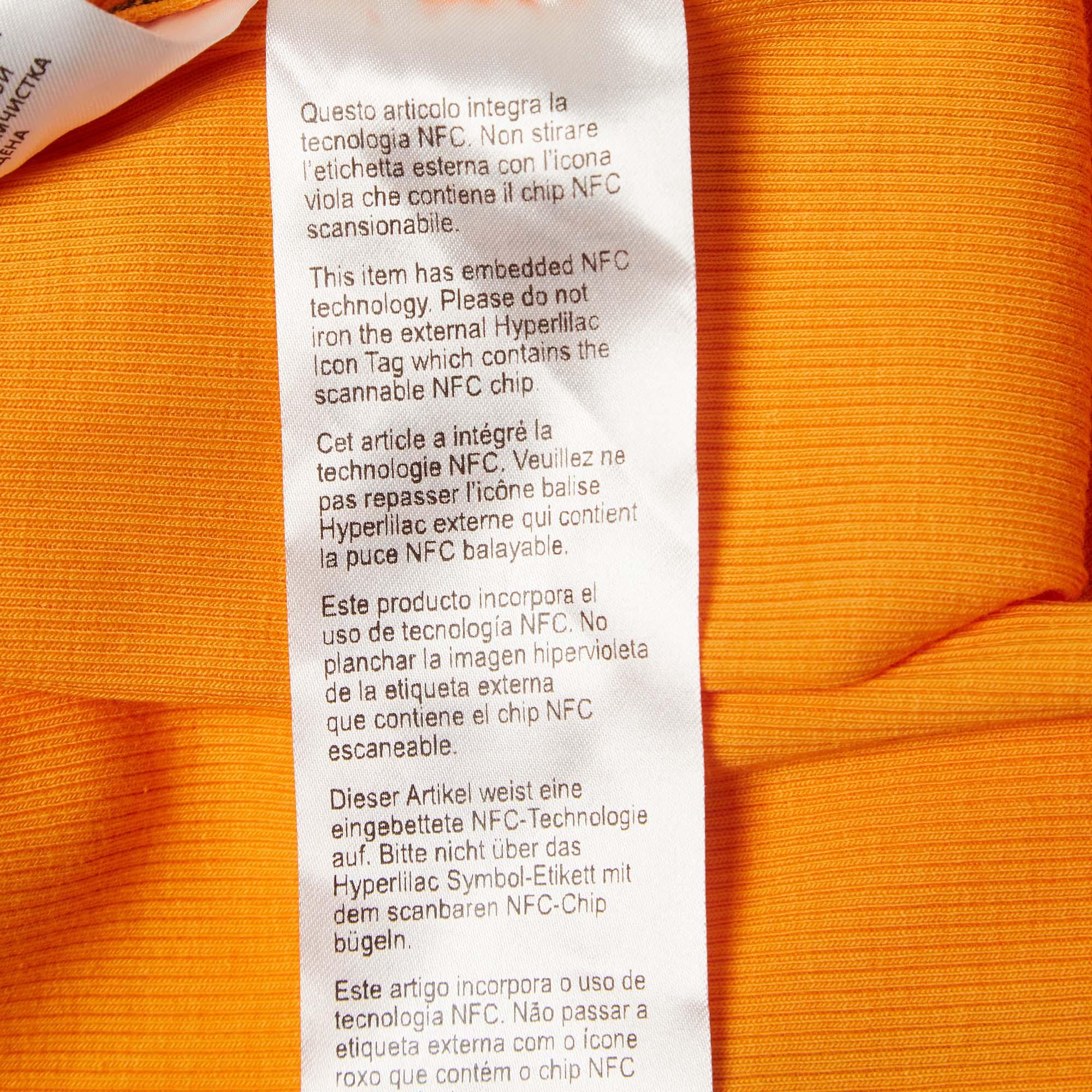 McQ by Alexander McQueen Orange Rocket Rib Knit Tank Dress XXS For Sale 3