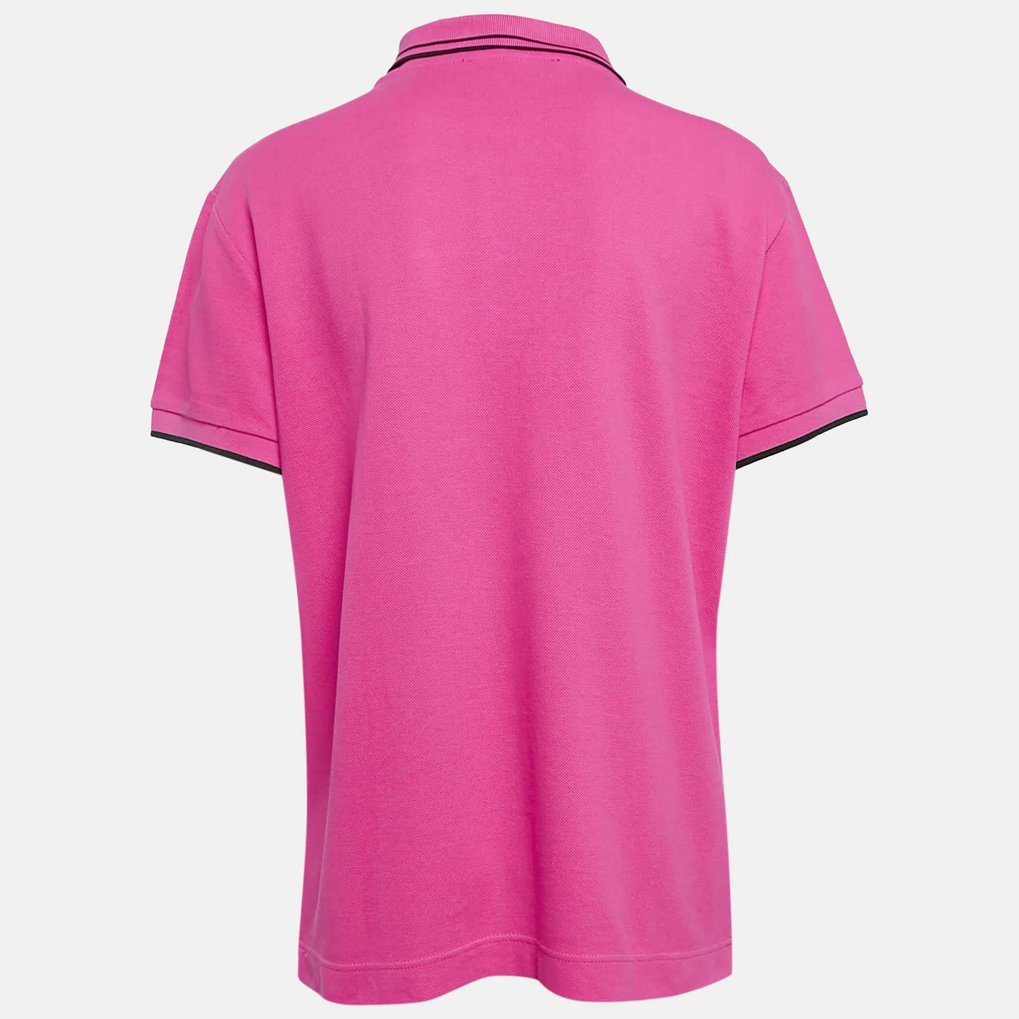 Polo t shirts have always been a classic pick for anyone. This iteration is tailored using the best fabrics for a comfortable fit. Complete your casual look with a pair of shorts and sneakers.