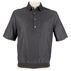 MCQ by ALEXANDER MCQUEEN Size XL Charcoal Short Sleeve Shirt