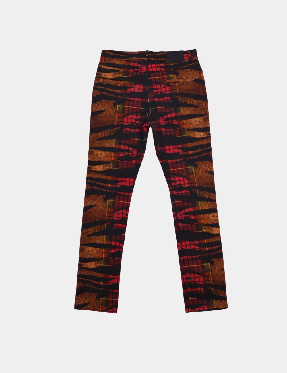 Women's MCQ by Alexander McQueen Tiger Tartan High Waist Pant