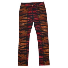 MCQ by Alexander McQueen Tiger Tartan High Waist Pant