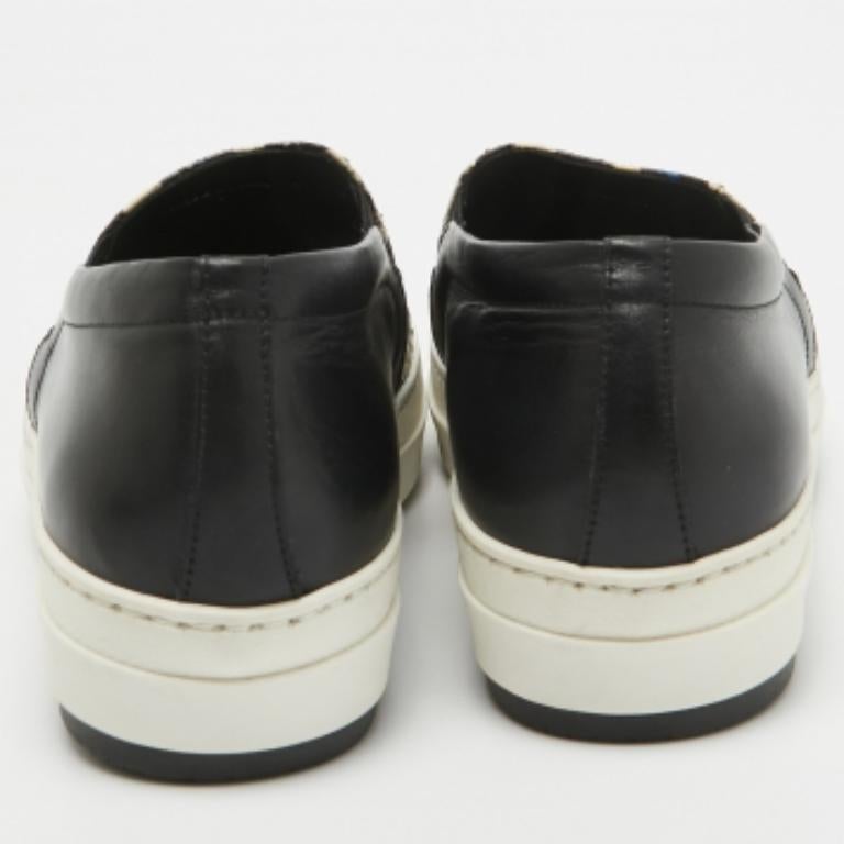 Gray McQ by Alexander McQueen Tricolor Python Leather Slip On Sneakers Size 41 For Sale