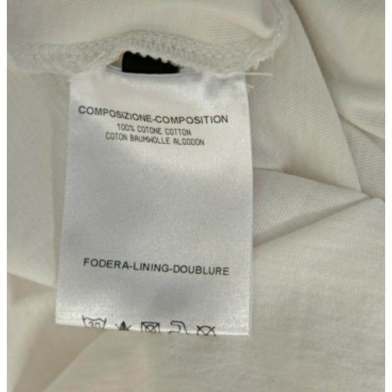 McQ by Alexander McQueen White Cotton Floral Print Top M For Sale 3