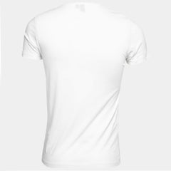 McQ by Alexander McQueen White Logo Print Cotton Crew Neck T-Shirt XS