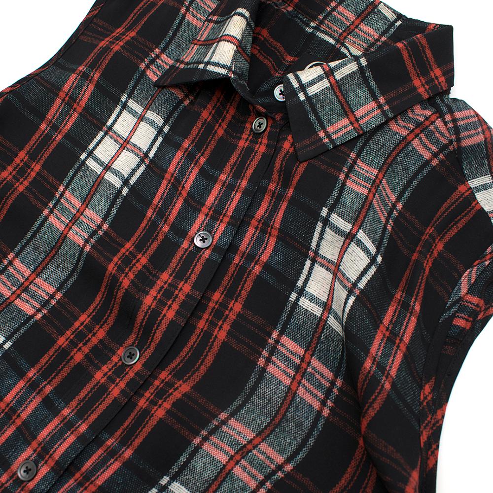 McQ Tartan Double Layer Shirtdress SIZE 38 (italy) 1