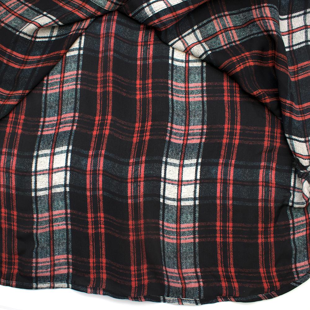 McQ Tartan Double Layer Shirtdress SIZE 38 (italy) 4