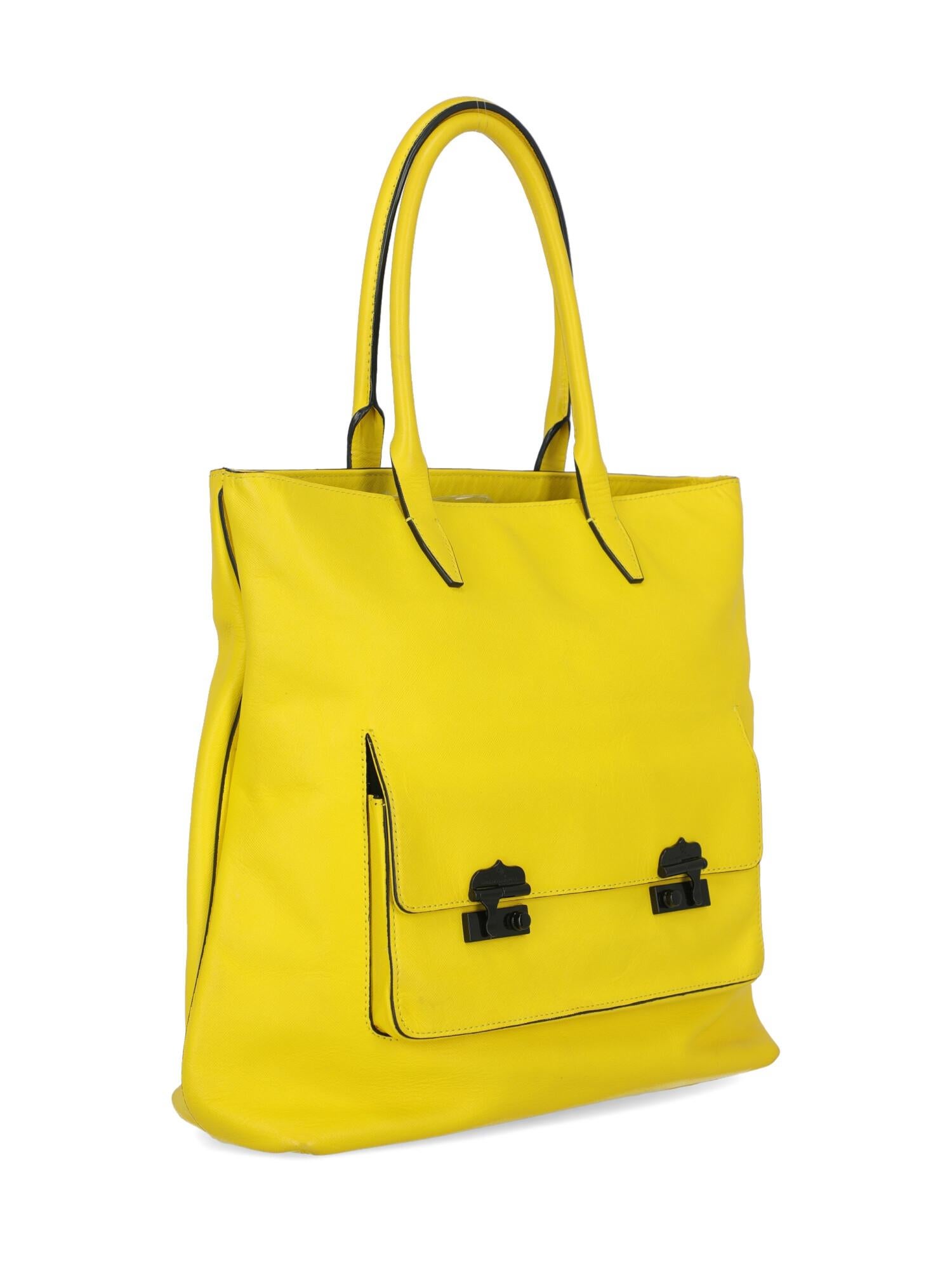 yellow shoulder purse