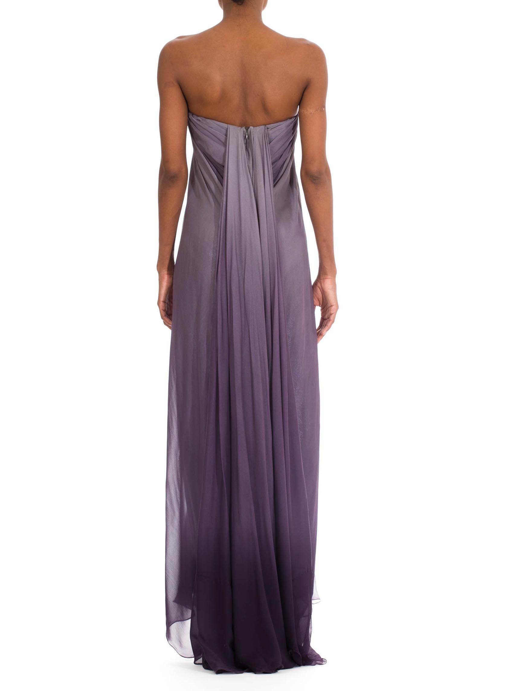 Vestido morado McQueen, Otoño/Invierno 2004 Gris en venta