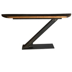 McSwain Custom Z Wood & Steel Console Table