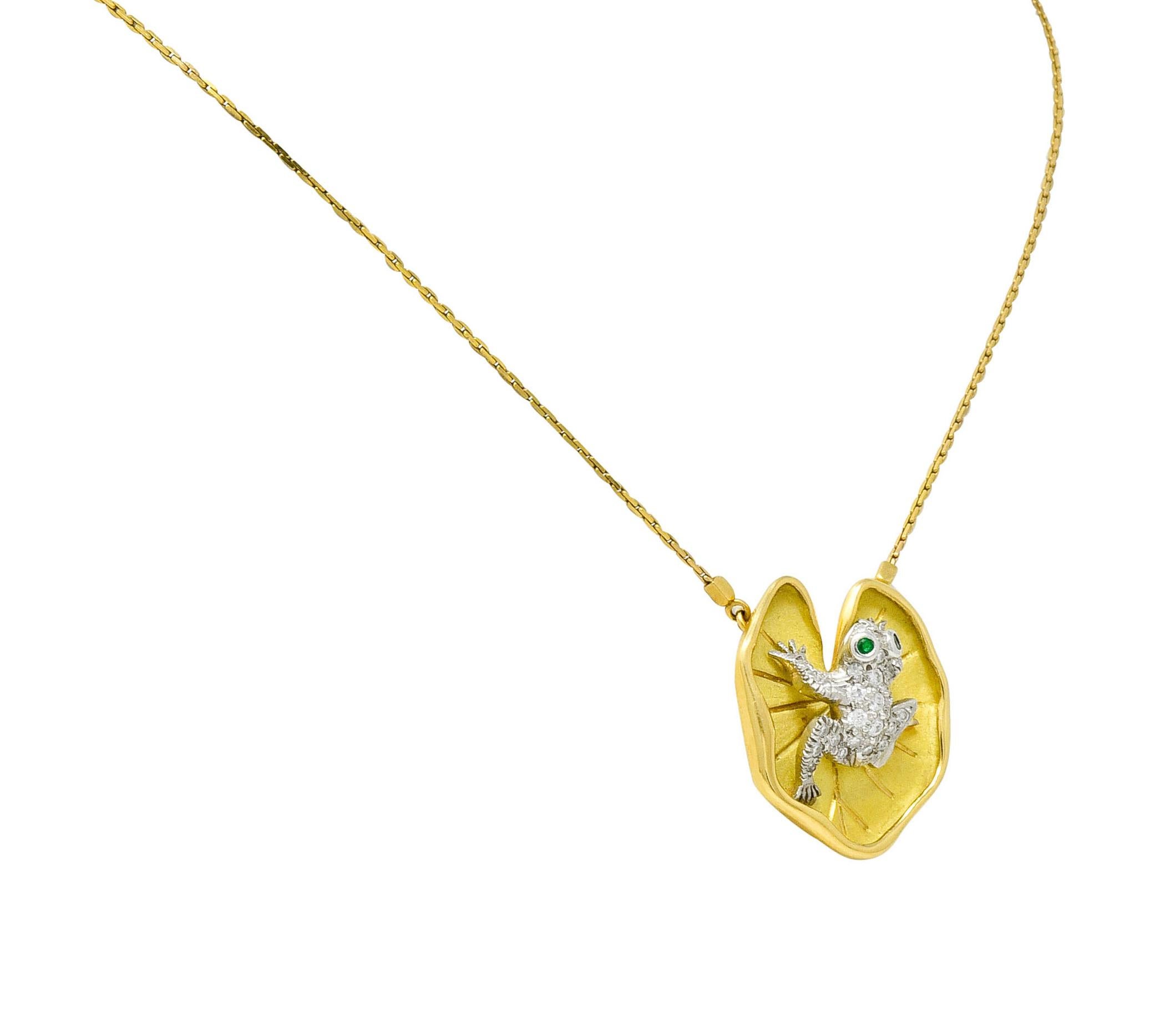 lily pad necklace