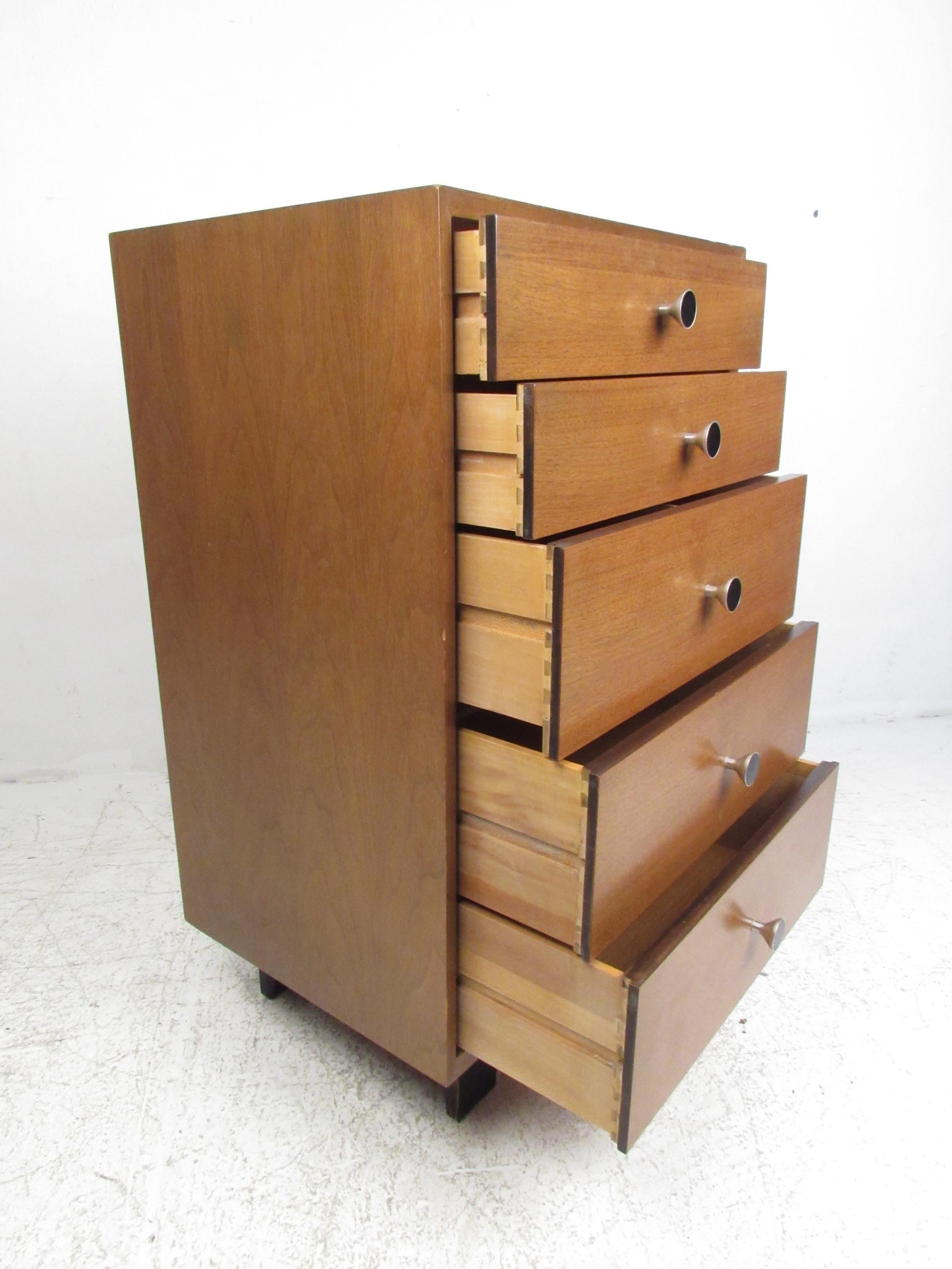 Mid-Century Modern Md-Century Modern George Nelson Lingerie Chest For Sale