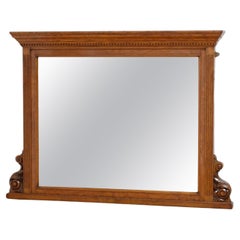 M.D. Miller & Sons Pollard Oak Overmantle Mirror