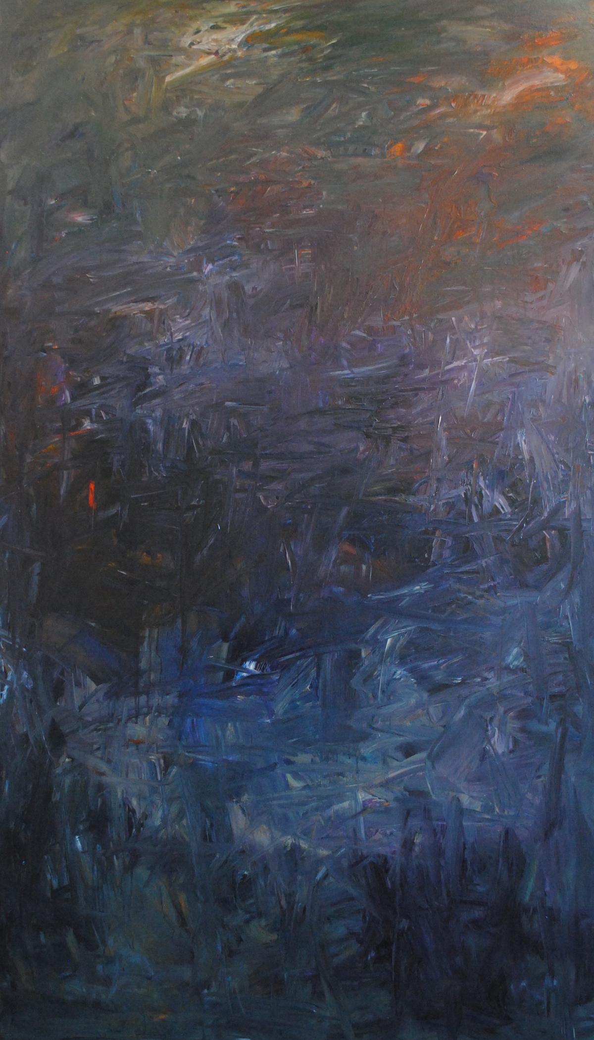 Collection: Beyond The Horizon
Acrylic on canvas

Md Tokon's style has reflected the art of American Abstract Expressionists. Md Tokon spent his early years in Jhenidah and Dhaka. The physicality and immediacy of his paintings are inspired moments