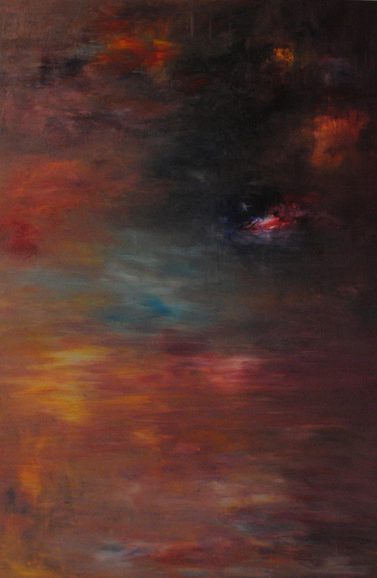 Md Tokon - Herbst am Berg, Gemälde 2015