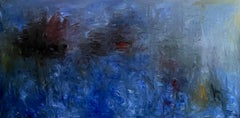 Md Tokon - Rain bleu, peinture 2022