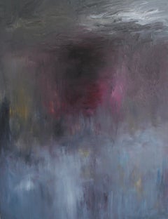 Md Tokon – Graue Feuerwerke, Gemälde 2016
