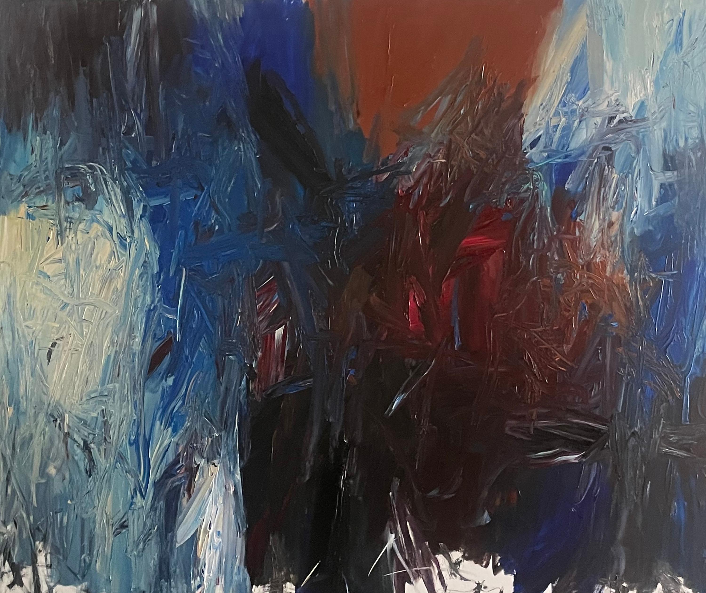 Collection: Beyond the Horizon
Acrylic on canvas

Md Tokon's style has reflected the art of American Abstract Expressionists. Md Tokon spent his early years in Jhenidah and Dhaka. The physicality and immediacy of his paintings are inspired moments