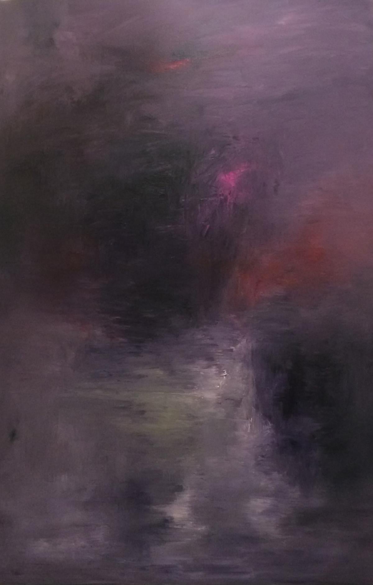 Md Tokon - Moon Light Walk, Painting 2018