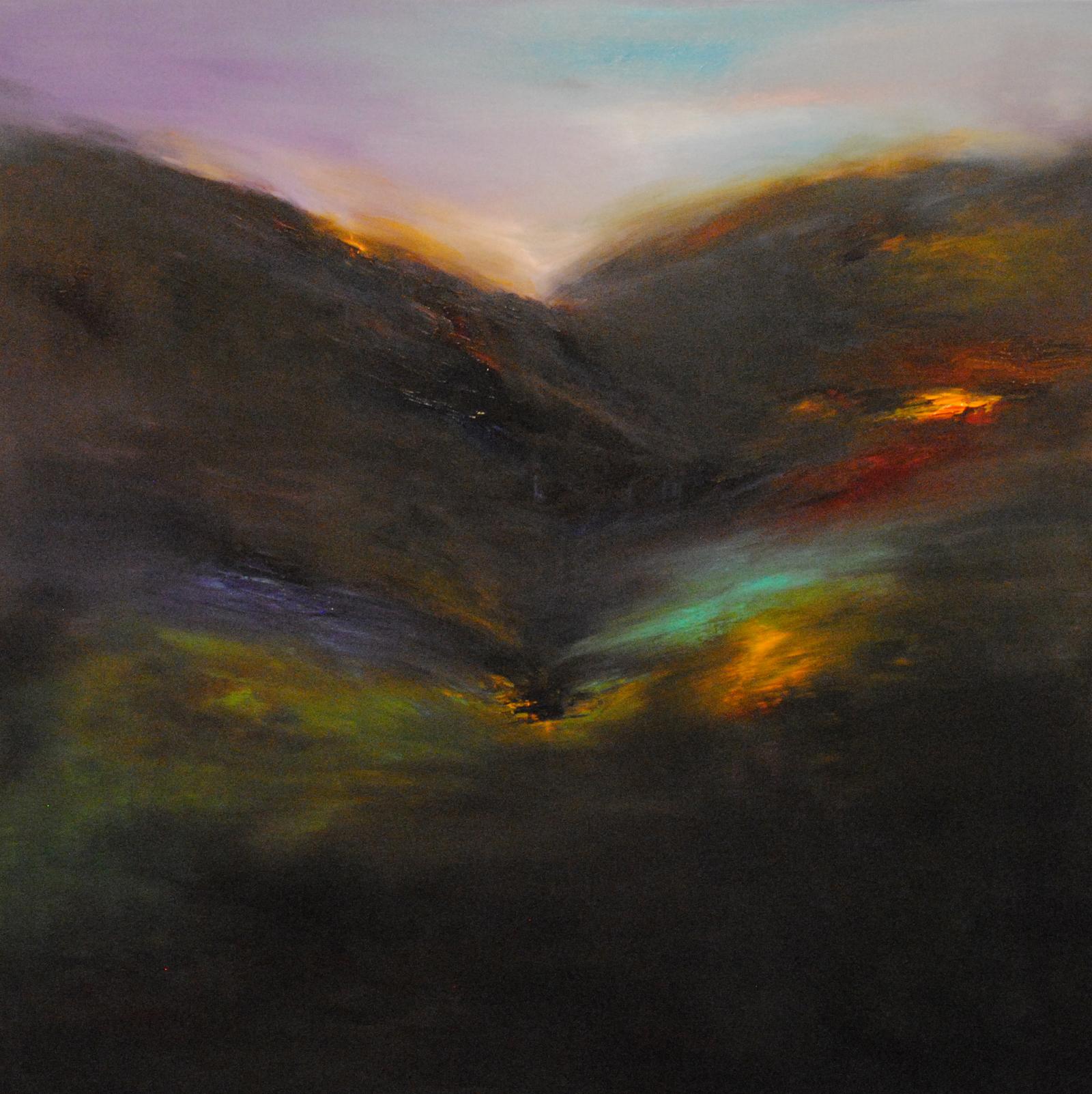 Md Tokon - Mythos, Berg und Himmel 3, Gemälde 2014