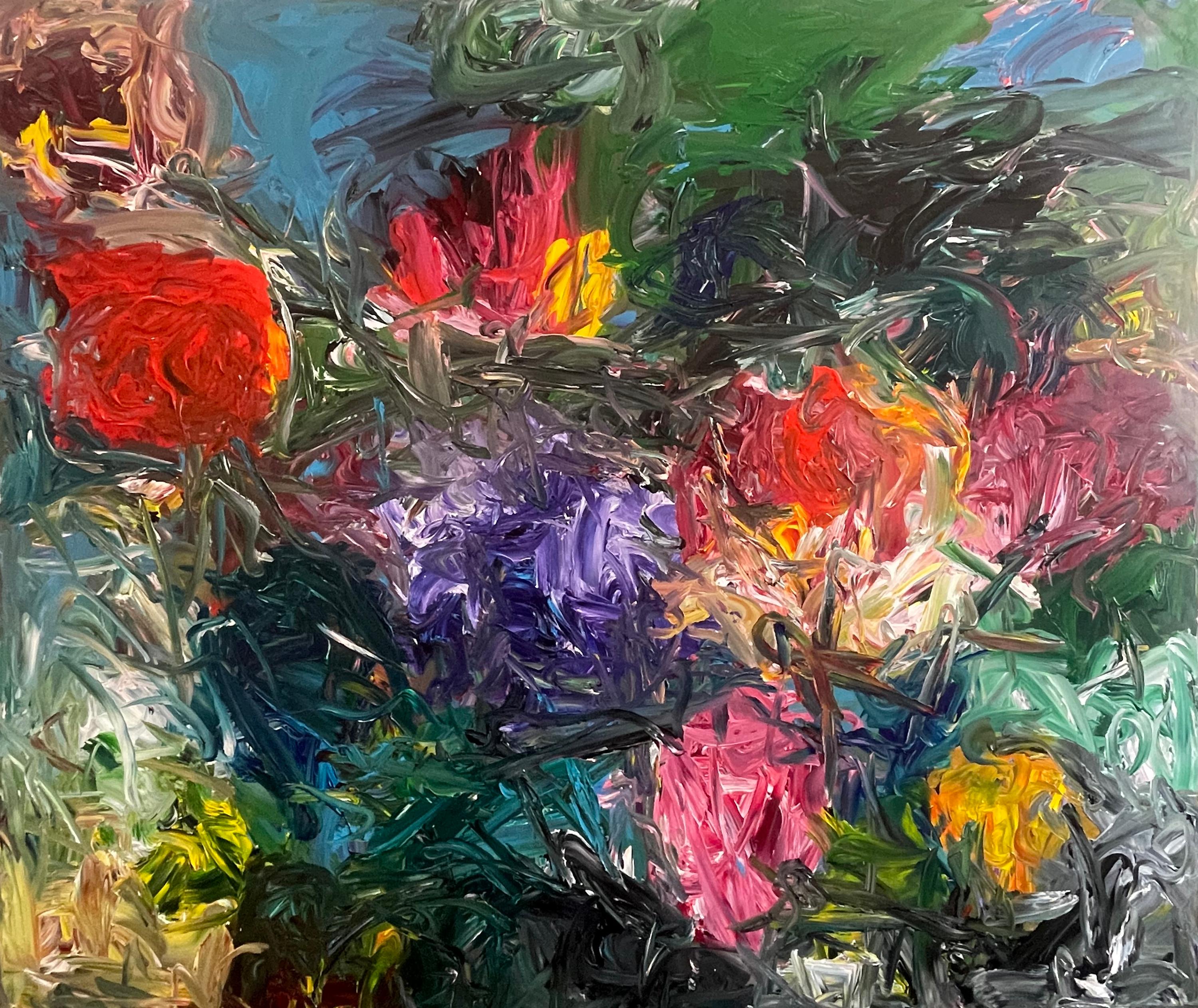 Md Tokon - Rose is a rose is a rose is a rose 1, Painting 2023