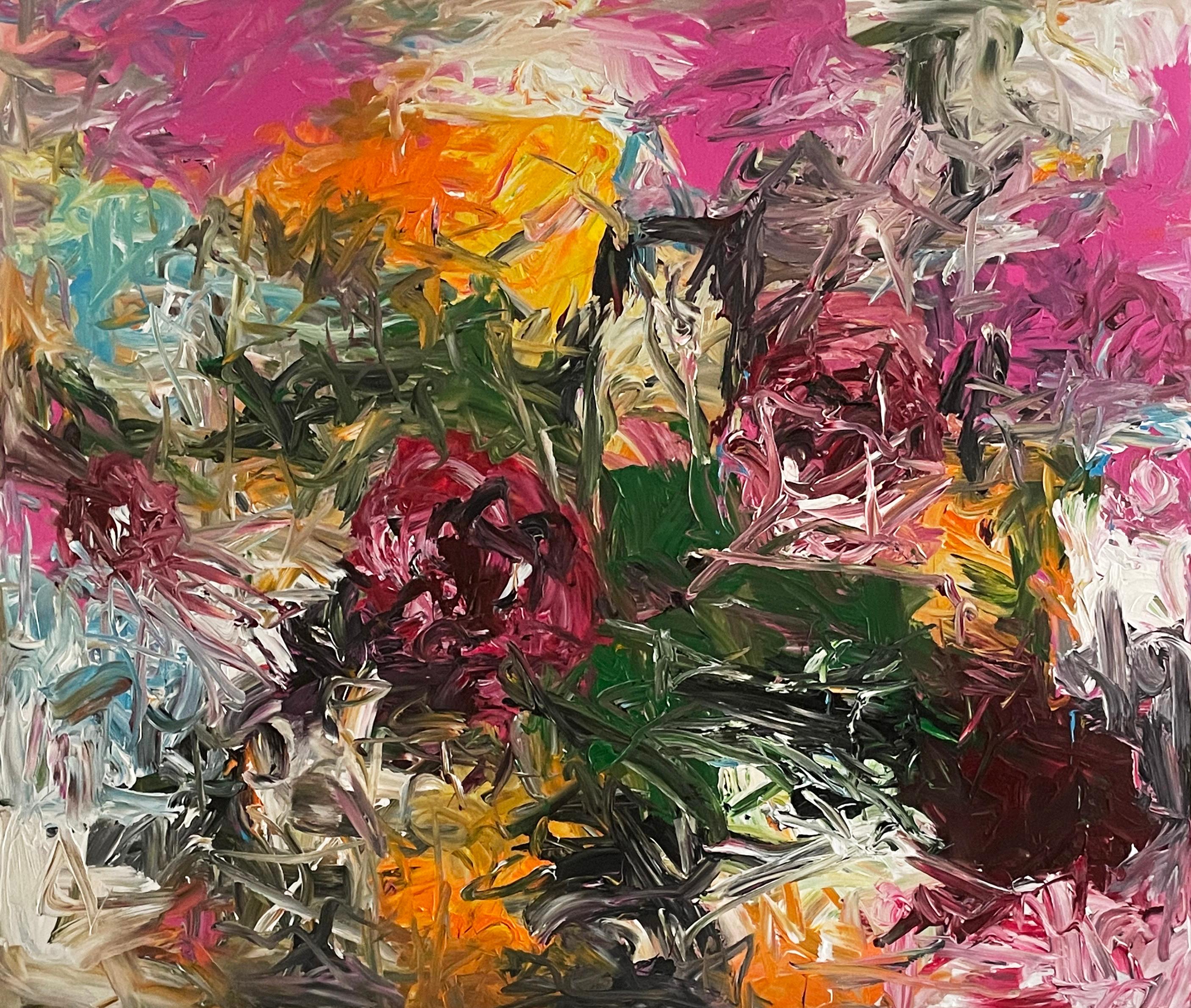 Md Tokon - Rose is a rose is a rose is a rose is a rose 2, Peinture 2023