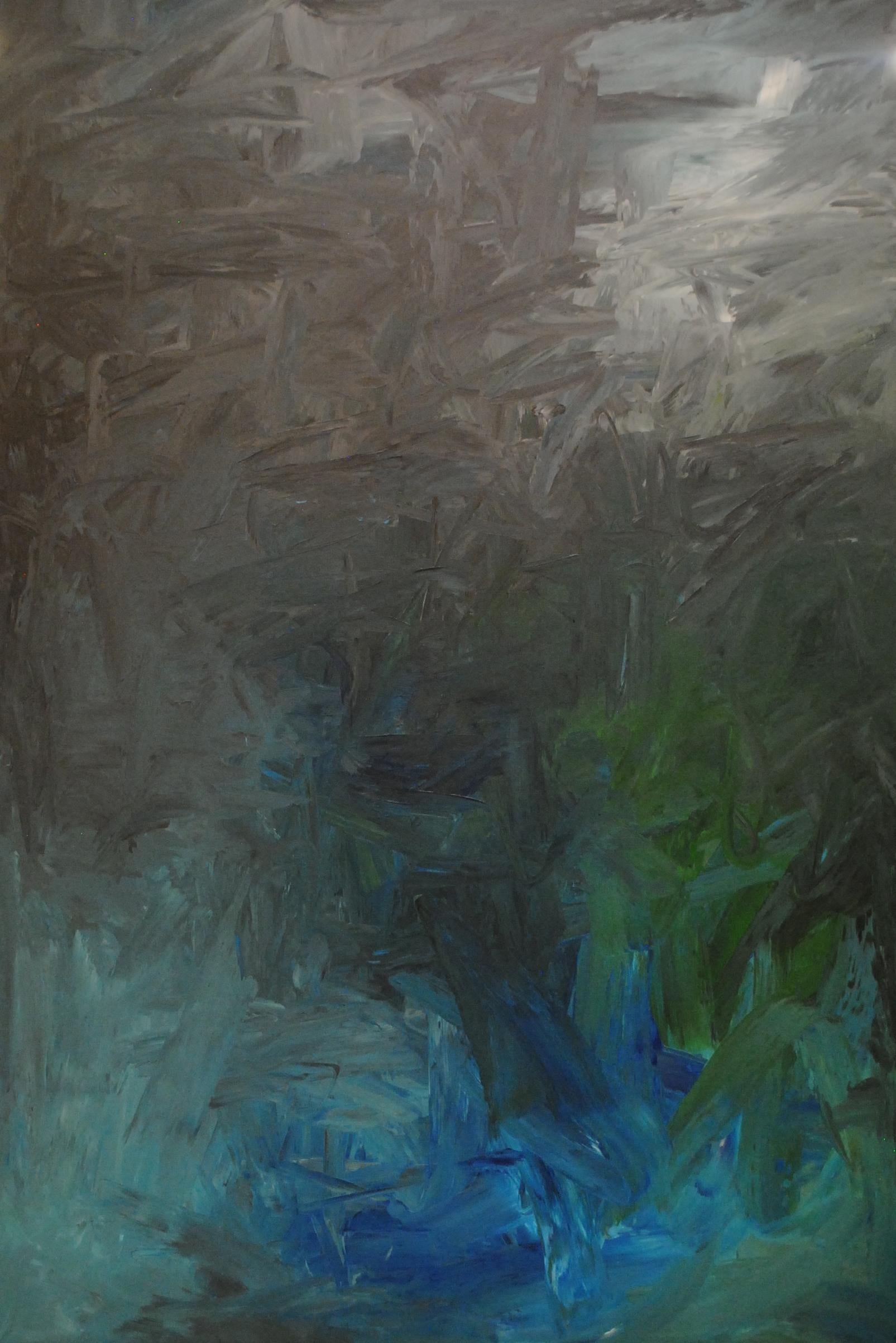 Collection: Beyond The Horizon
Acrylic on canvas

Md Tokon's style has reflected the art of American Abstract Expressionists. Md Tokon spent his early years in Jhenidah and Dhaka. The physicality and immediacy of his paintings are inspired moments