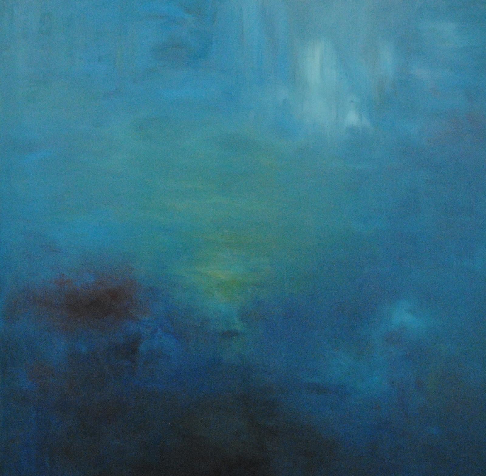 Md Tokon - The night I was alone at the Ocean, Painting 2014