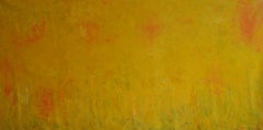 Md Tokon – Gelbes Gemälde ohne Titel, Gemälde 2018