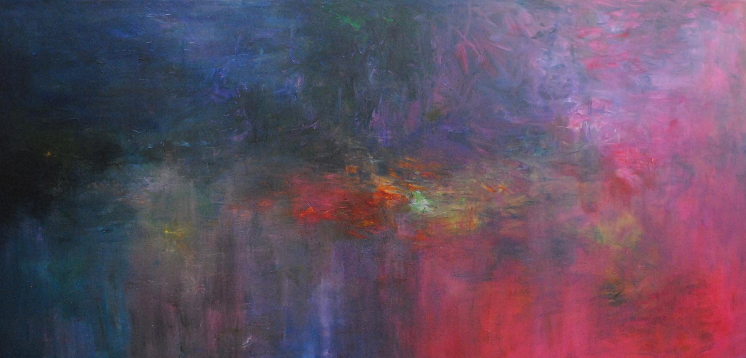 Abstract Painting di Md Tokon - N. 1 The Lilly al chiaro di luna
