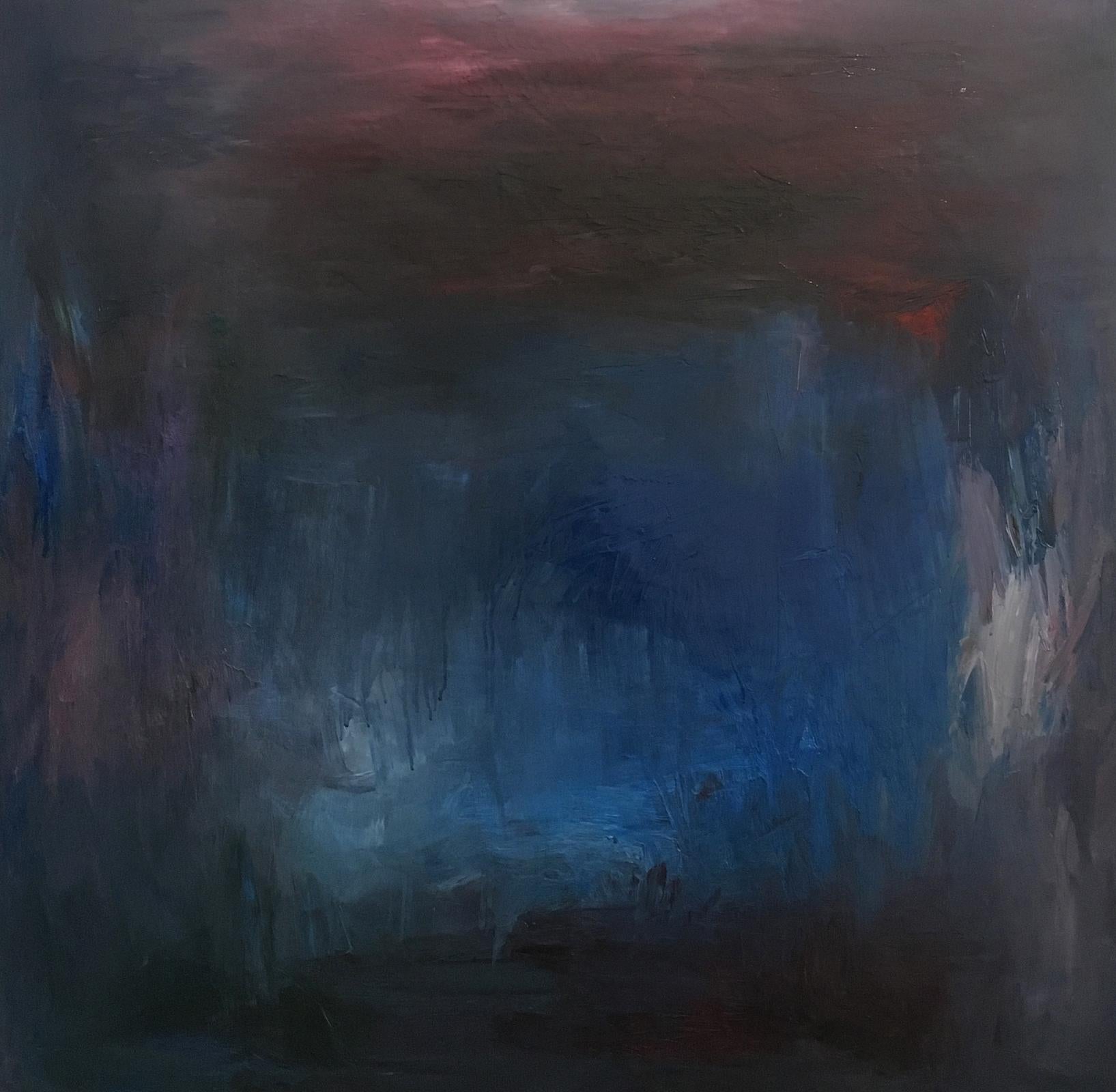Md Tokon Abstract Painting - No. 9 After Midnight Rain
