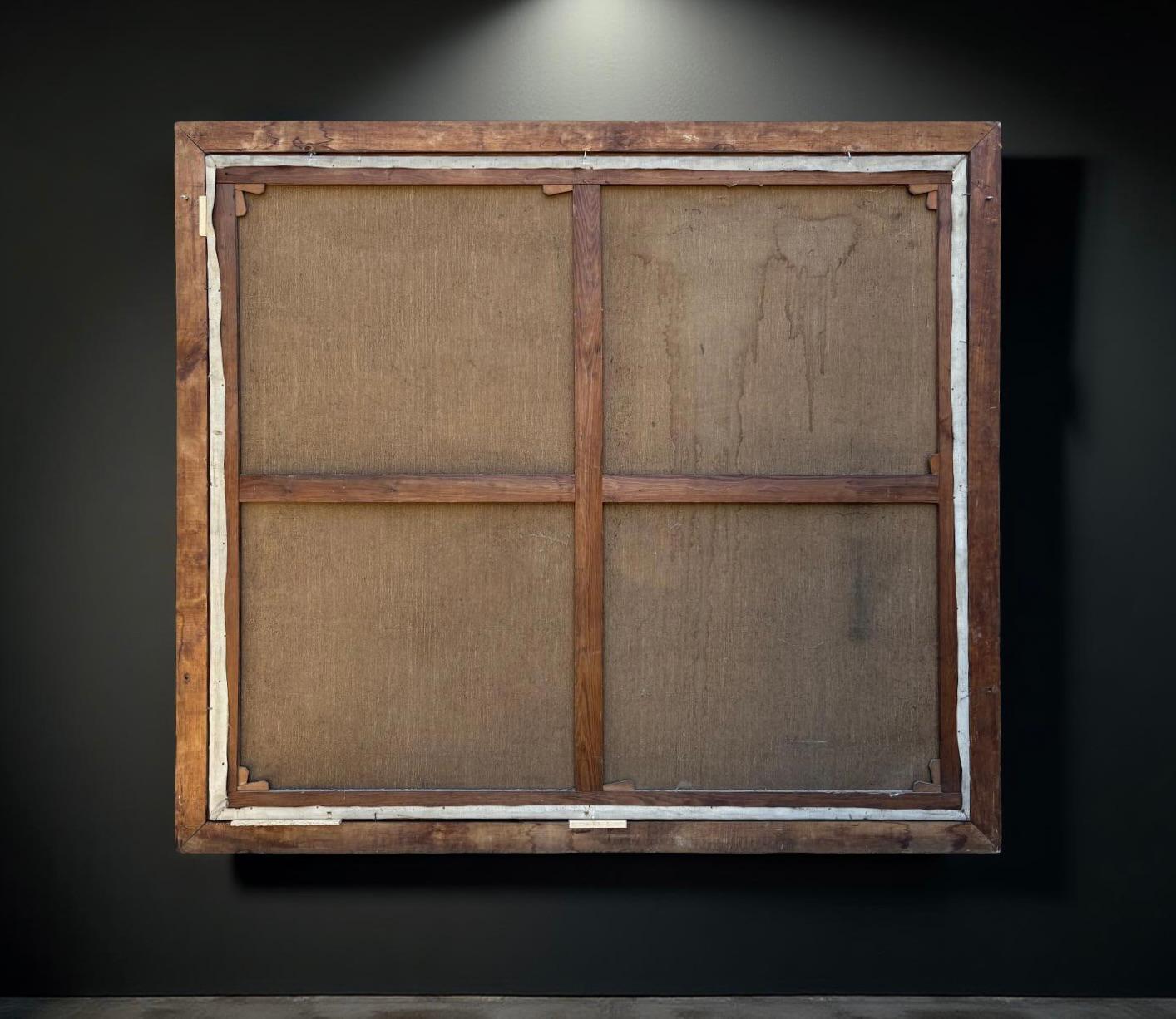 Cefalo e Procri Grande Dipinto Mitologico Firmato e Datato - Black Figurative Painting by Médard Tytgat