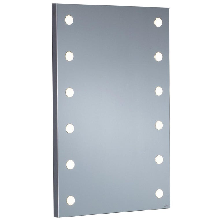 MDE Frameless Rectangular Lighted Wall Mirror For Sale at 1stDibs