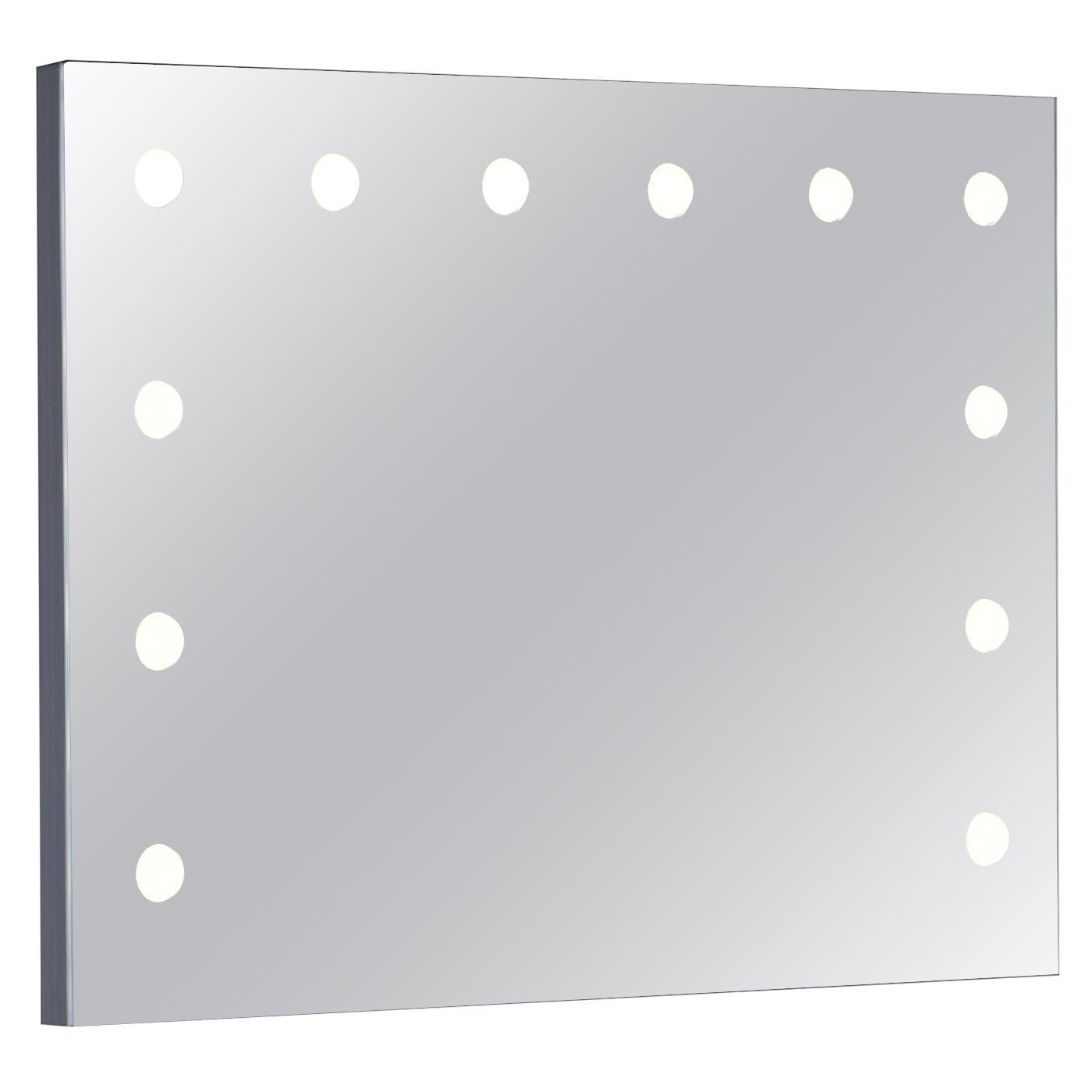 MDE Small Rectangular Lighted Wall Mirror
