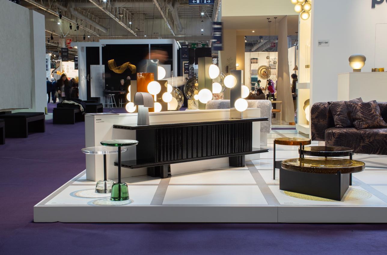MDF and Melamin Black Marino Sideboard by Pulpo In New Condition For Sale In Geneve, CH