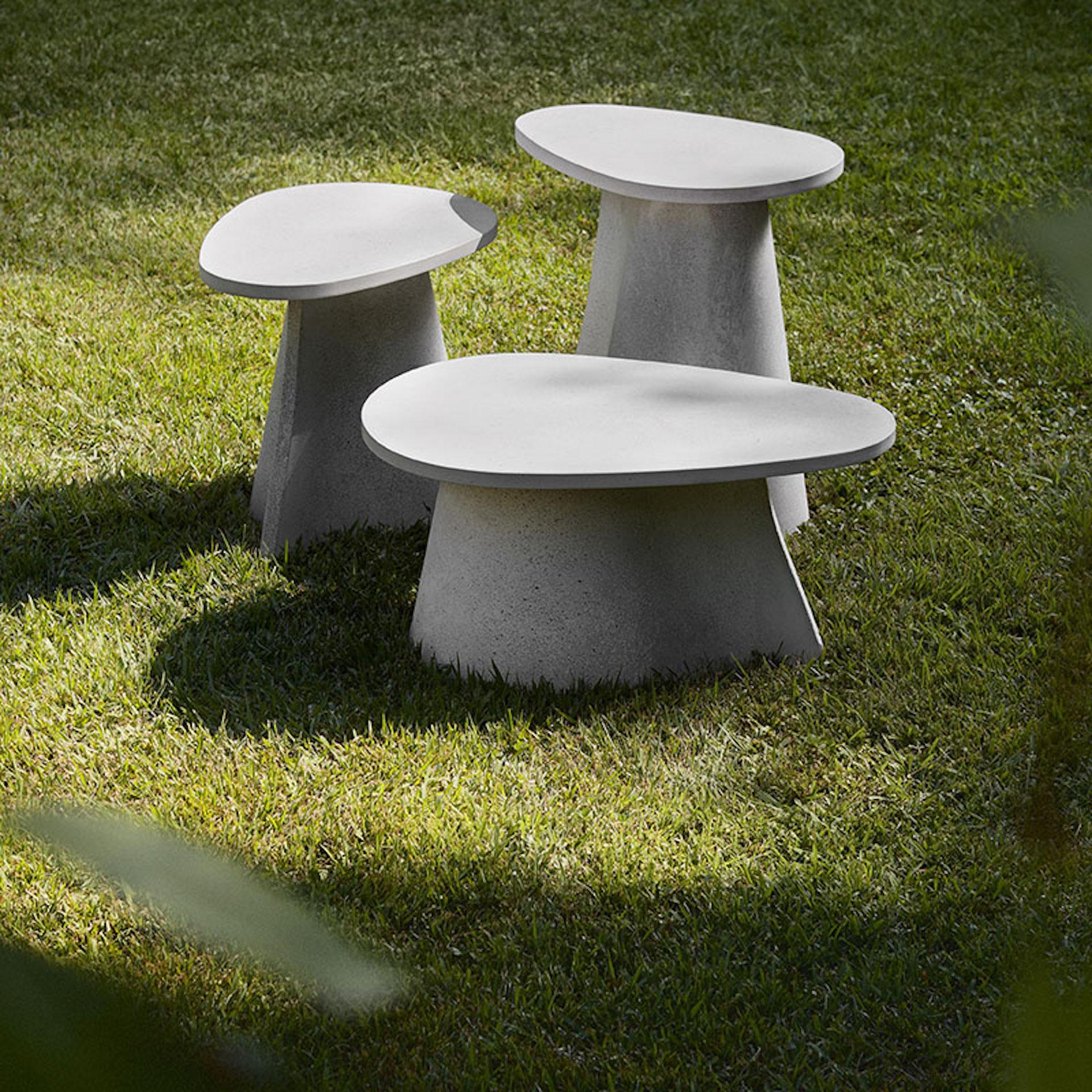 MDF Italia  Cement Fossil Low Table Indoor / Outdoor by Xavier Lust In New Condition For Sale In New York, NY