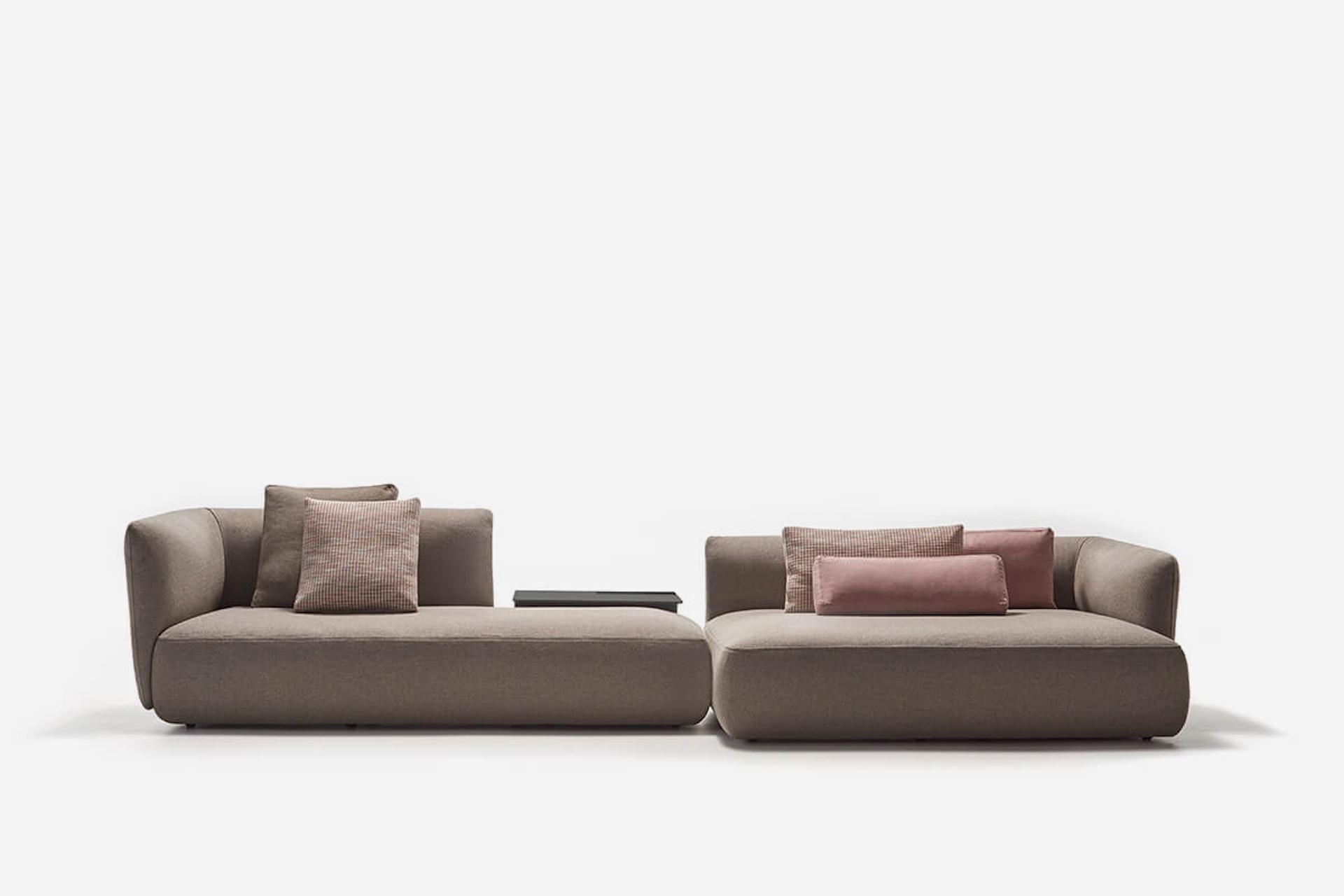 Contemporary MDF Italia Customizable Cosy Modular Sofa by Francesco Rota For Sale